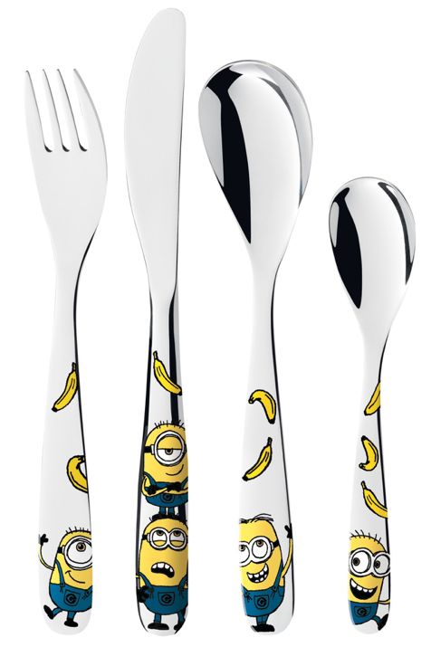 WMF Kinderbestek Minions 6 delig
