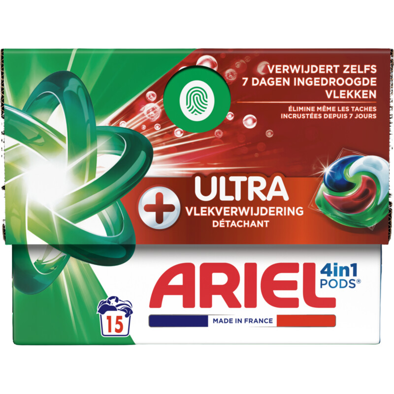 Ariel 4in1 pods+ ultra wasmiddelcapsules