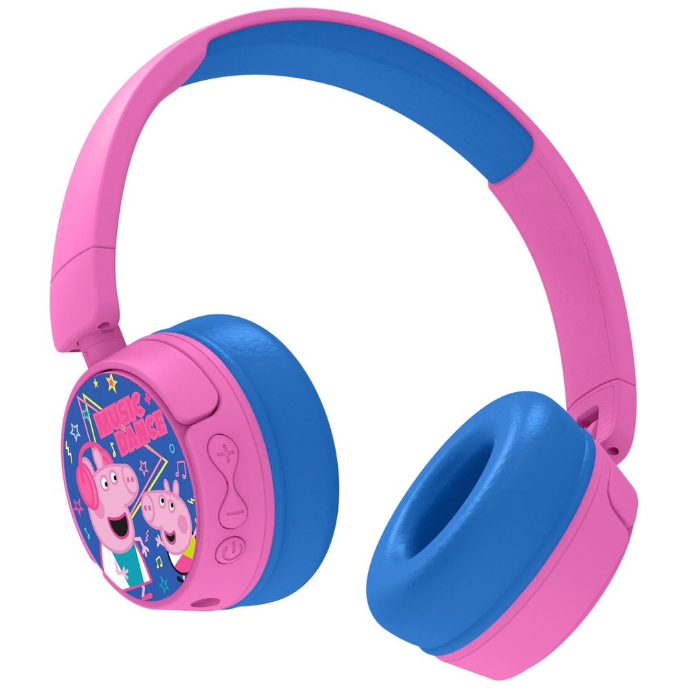 Peppa Pig Kinder-Bluetooth-Kopfhörer, kabellos, pink