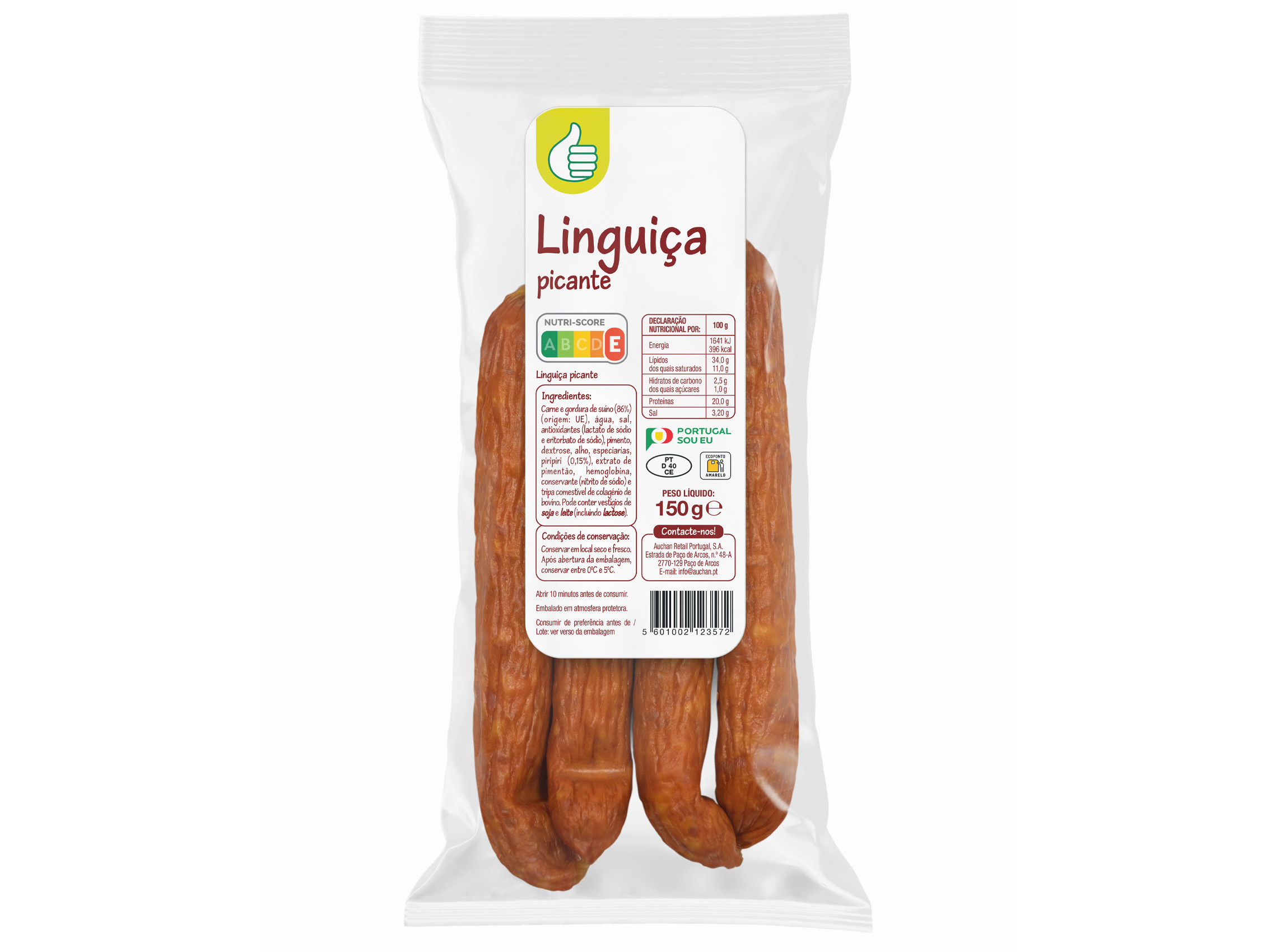 LINGUIÇA POLEGAR PICANTE 150 G