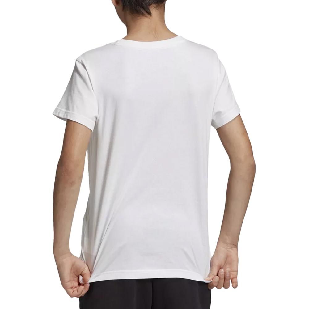 Adidas T-shirt Blanc Garçon Adidas Trefoil