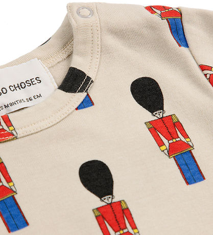 Bobo Choses Bluse - Little Tin Soldiers - Off White