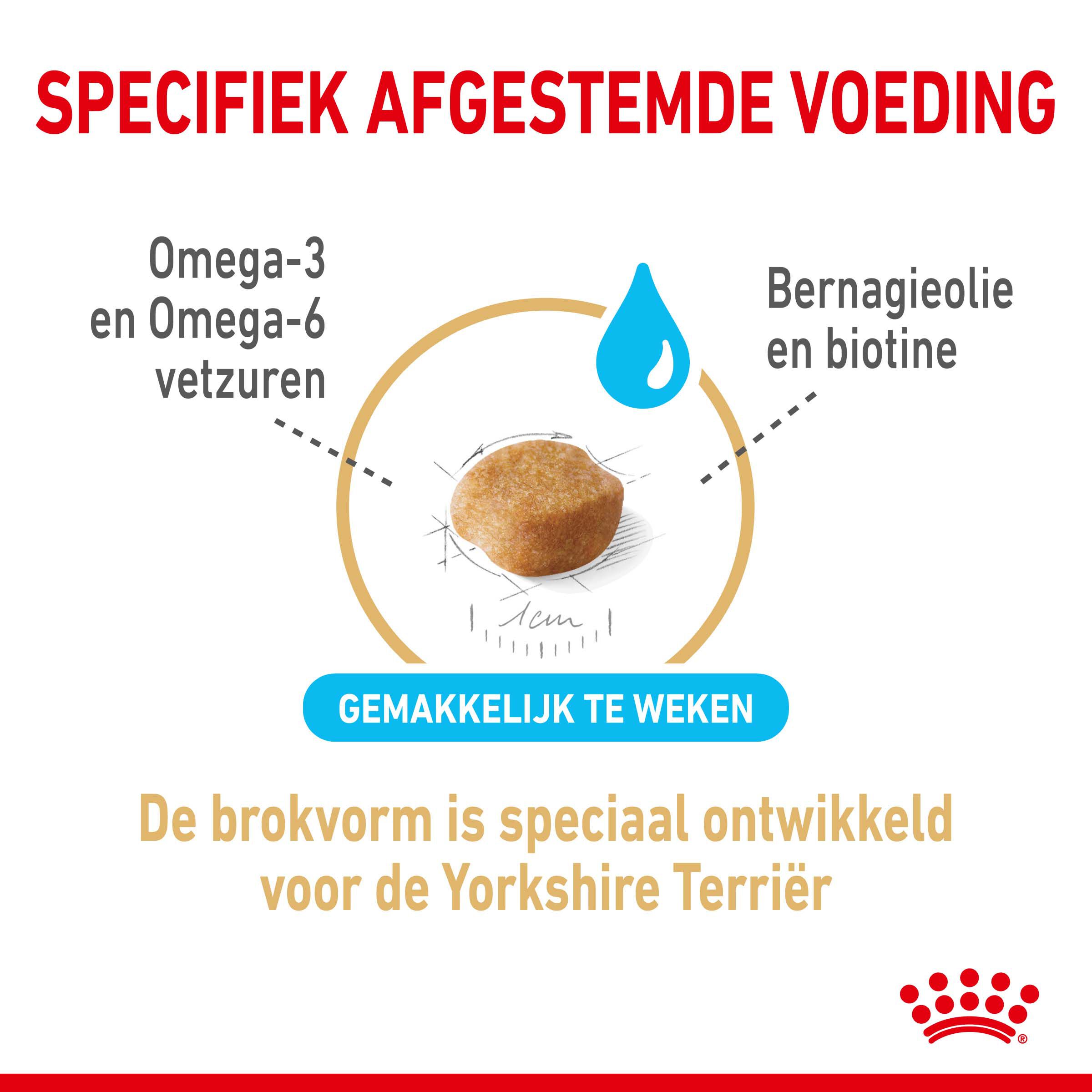 ROYAL CANIN® Adult 8  Yorkshire Terriër  - Hondenvoer - 1.5 Kilogram - gevogelte