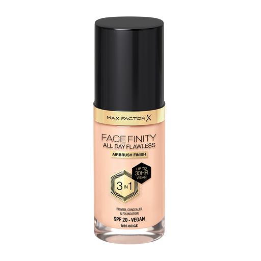 Max Factor Facefinity All Day Flawless 3 In 1 Foundation, N55