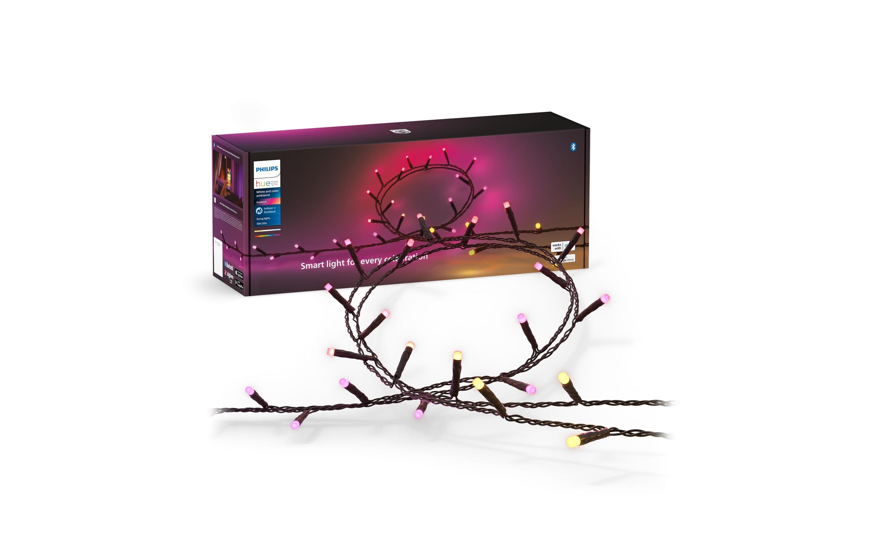 Festavia Lichterkette 40 m 500 LEDs CH<br>Smarte Weihnachtsbeleuchtung für den Innen- und Aussenbereich