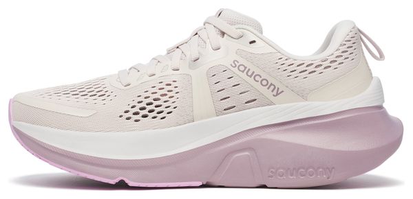 Chaussures Running Saucony Guide 18 Beige/Mauve Femme