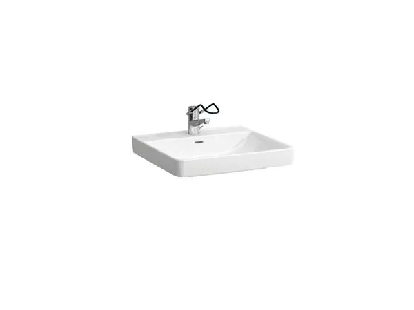 Laufen Pro Liberty handicapvask 60 x 55 cm til montering på bolte & med hanehul og overløb