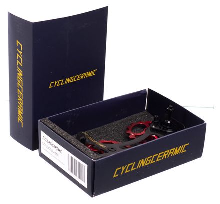 Chape de Dérailleur CyclingCeramic Sram Red/Force/Rival Rouge