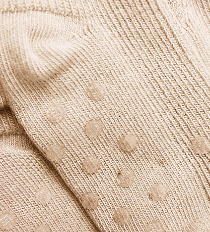 Minymo Strømper - 2-pak - AntiskRød - Offwhite