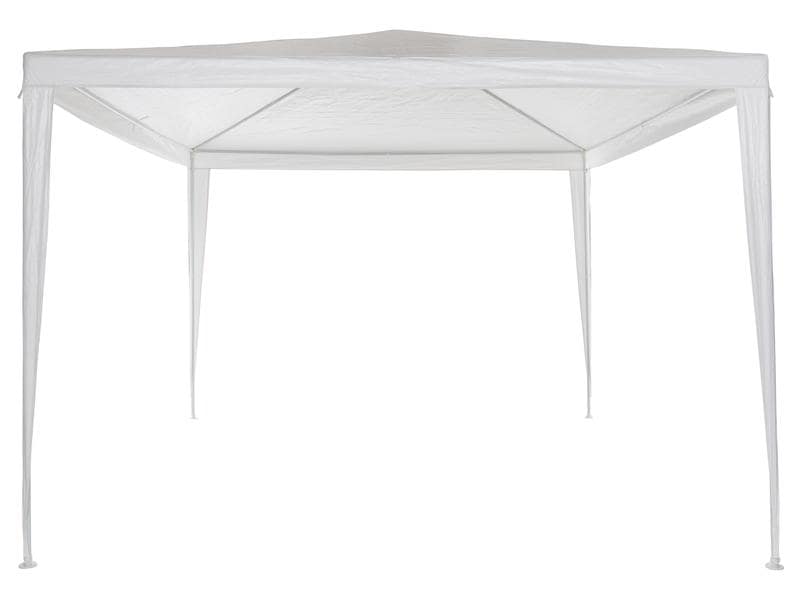 COCON Pavillon F00412, 3 x 3 m, Weiss Schutz vor Sonneneinstrahlung und leichtem Nieselregen