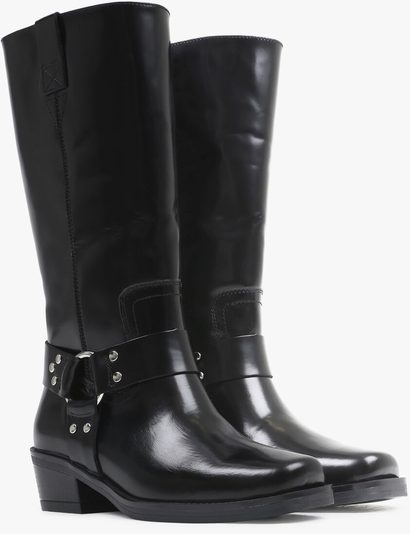 BRONX zwarte bronx biker boots trig-ger 14326