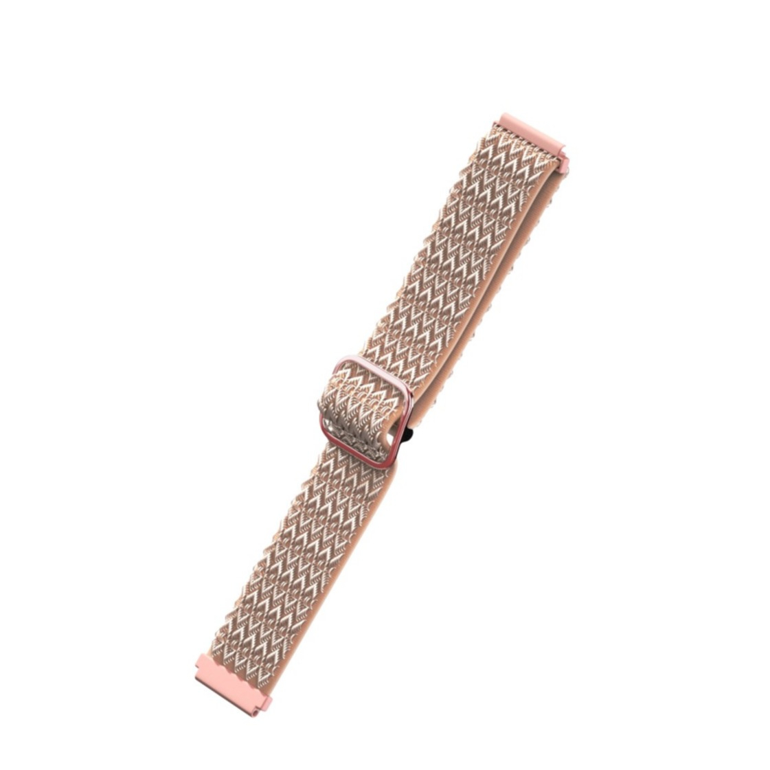 Samsung Galaxy Watch 42mm / Watch Active 2 / Watch Active / Gear Sport Elastisches Nylon Gummi Armband (Gelenkumfang: 160-230mm) - Rosa