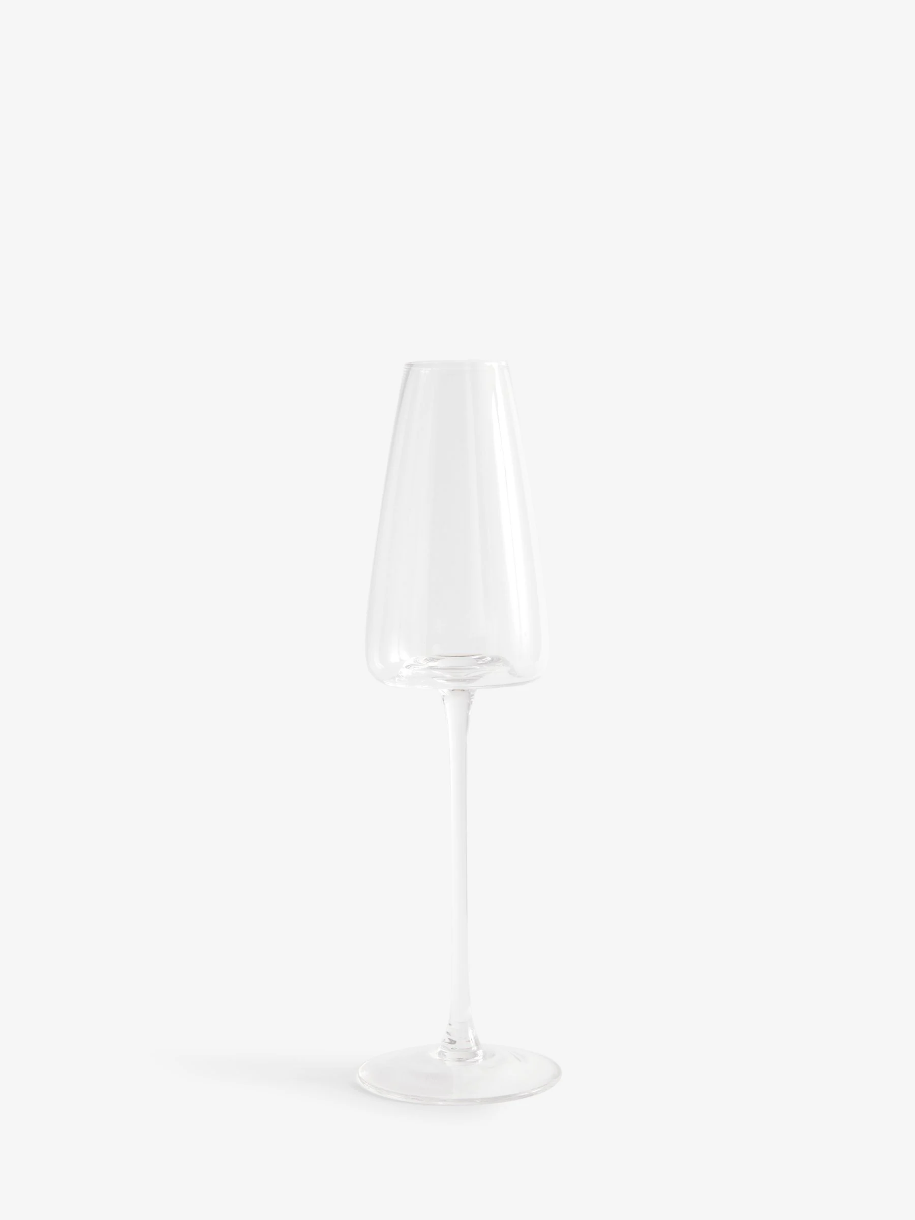 Set van 4 taps toelopende champagneglazen