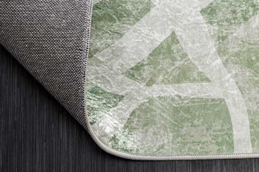 Moderner Teppich JUNGLE 230x160cm grün beige Flachgewebe Indoor-Teppich