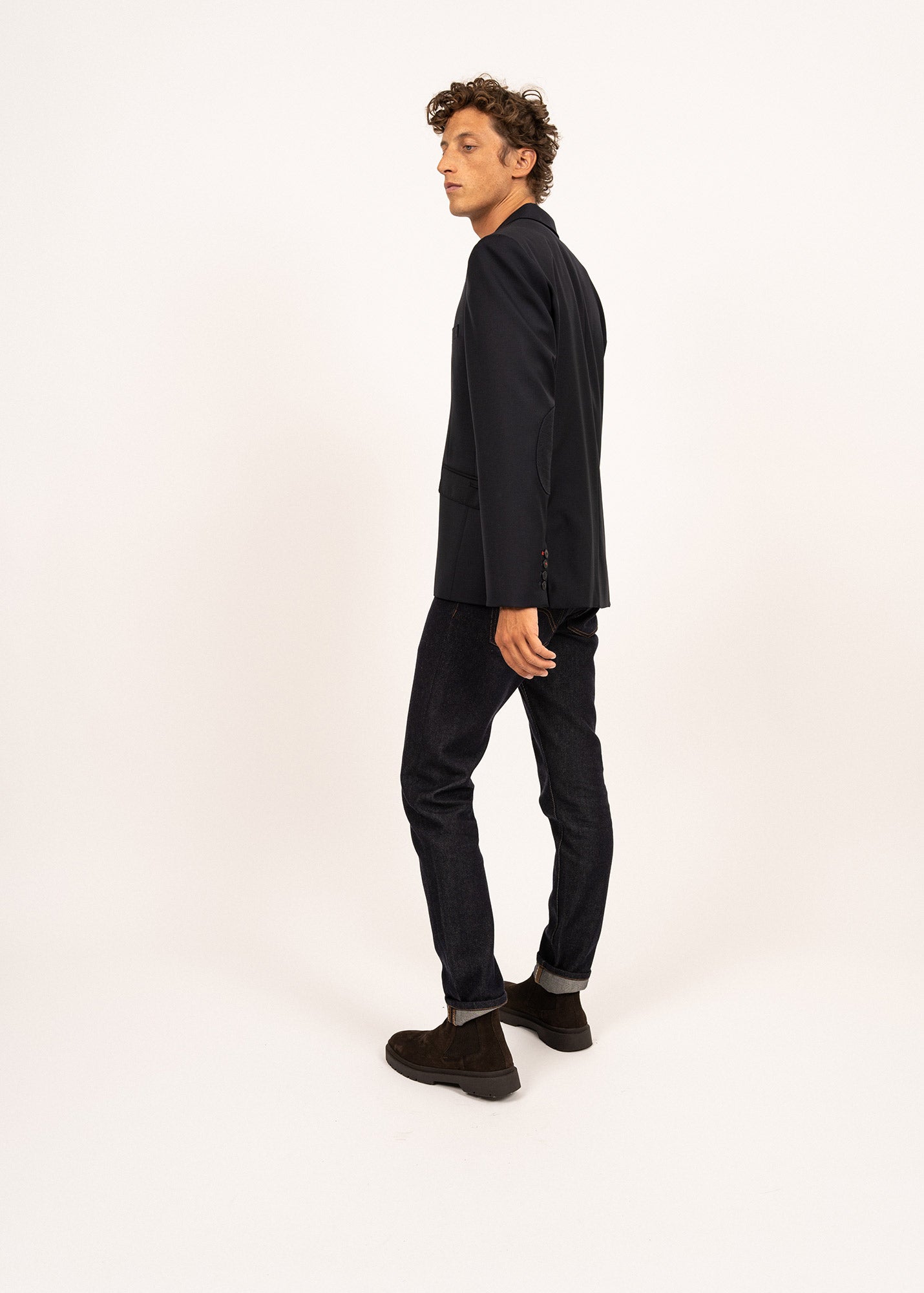 Blazer en drap de laine St Benoit