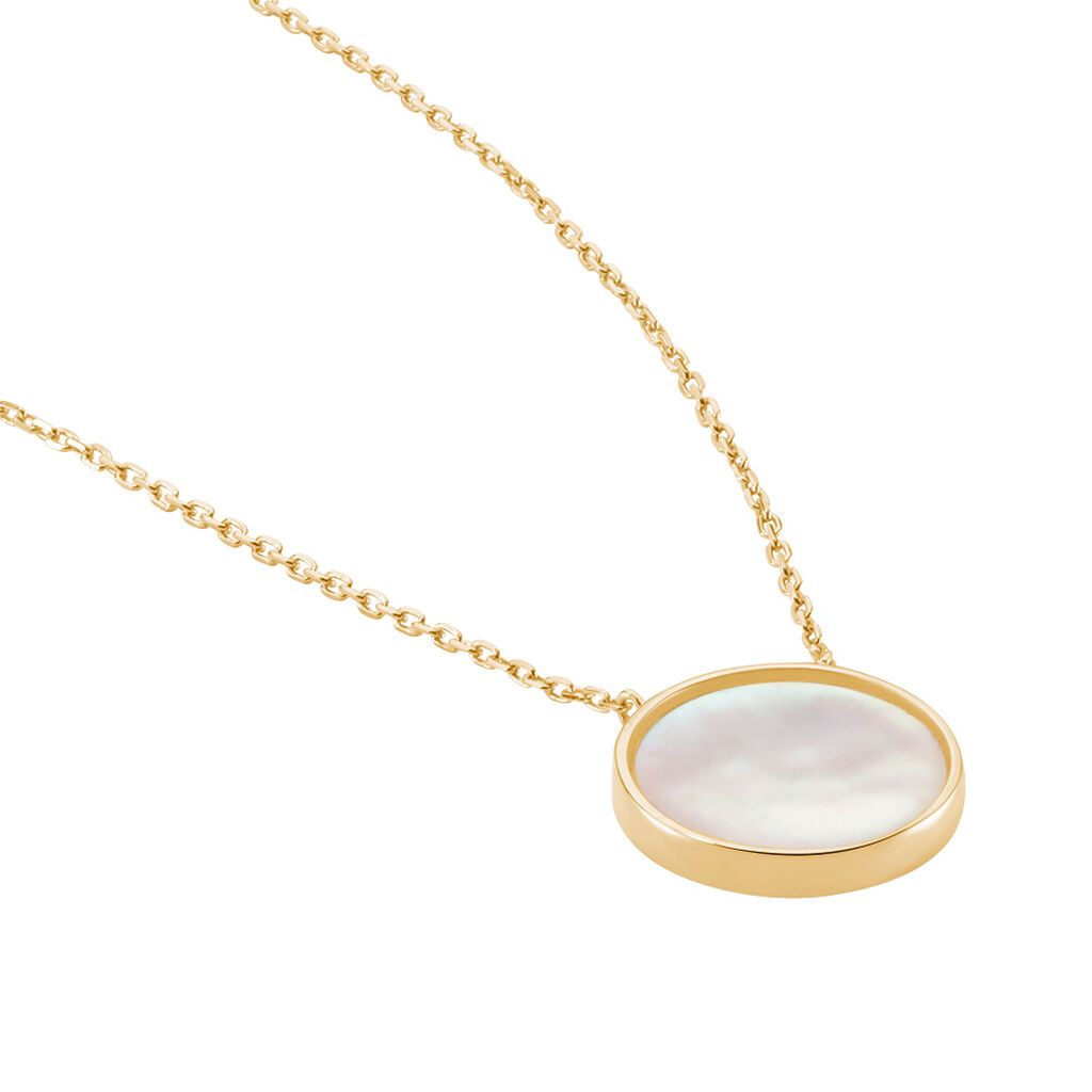 Collier Alta Plaqué Or Jaune Nacre