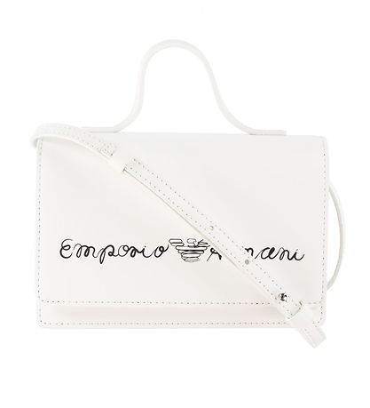 Emporio Armani Umhängetasche - Weiß m. Unterschrift