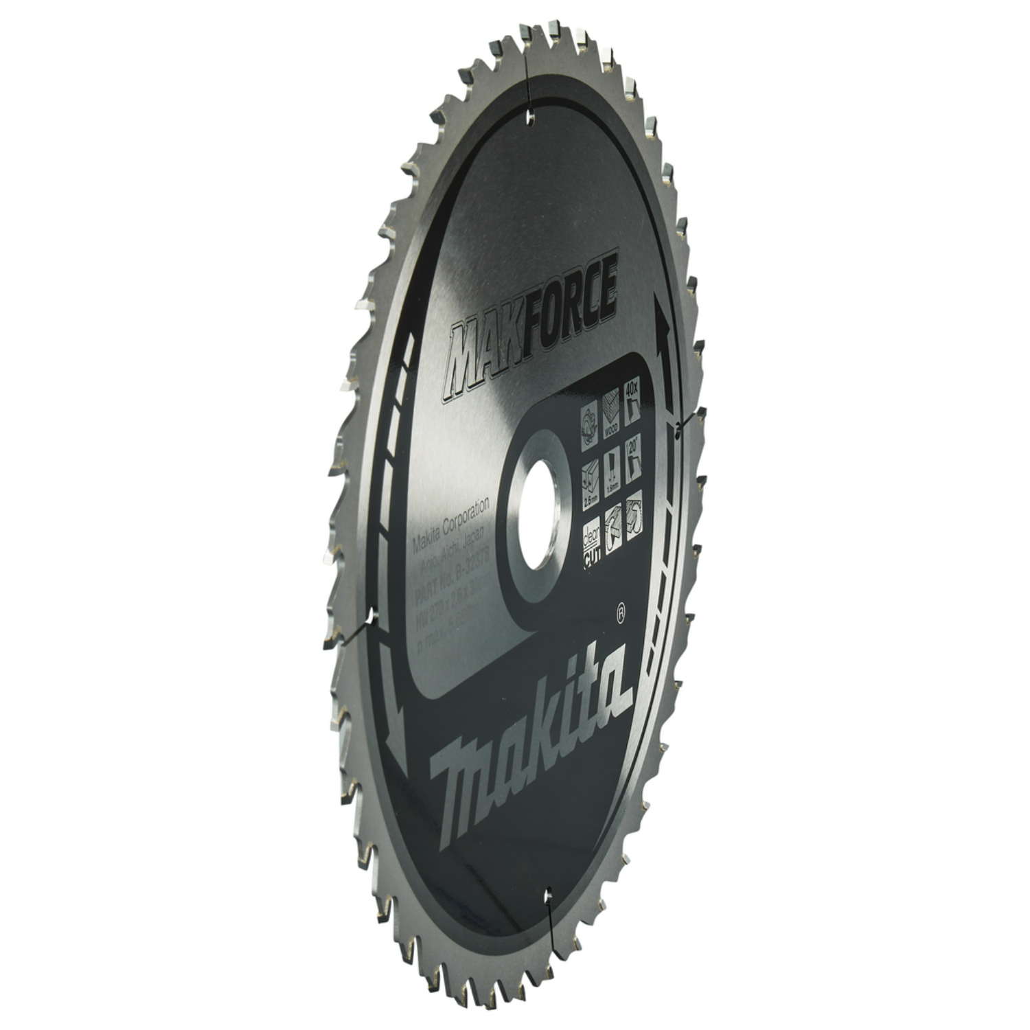 Makita B-32378 Cirkelzaagblad Hout - 270x30x2,6