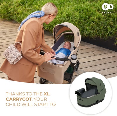Kinderkraft YOXI 2-in-1 Duovogn, Mystic Green