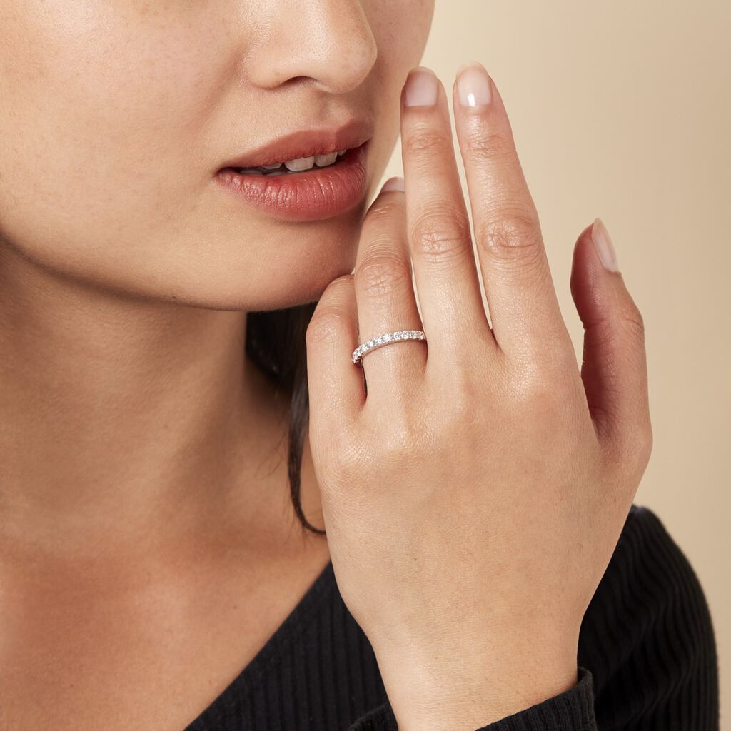 Alliance Pristina Or Blanc Diamant