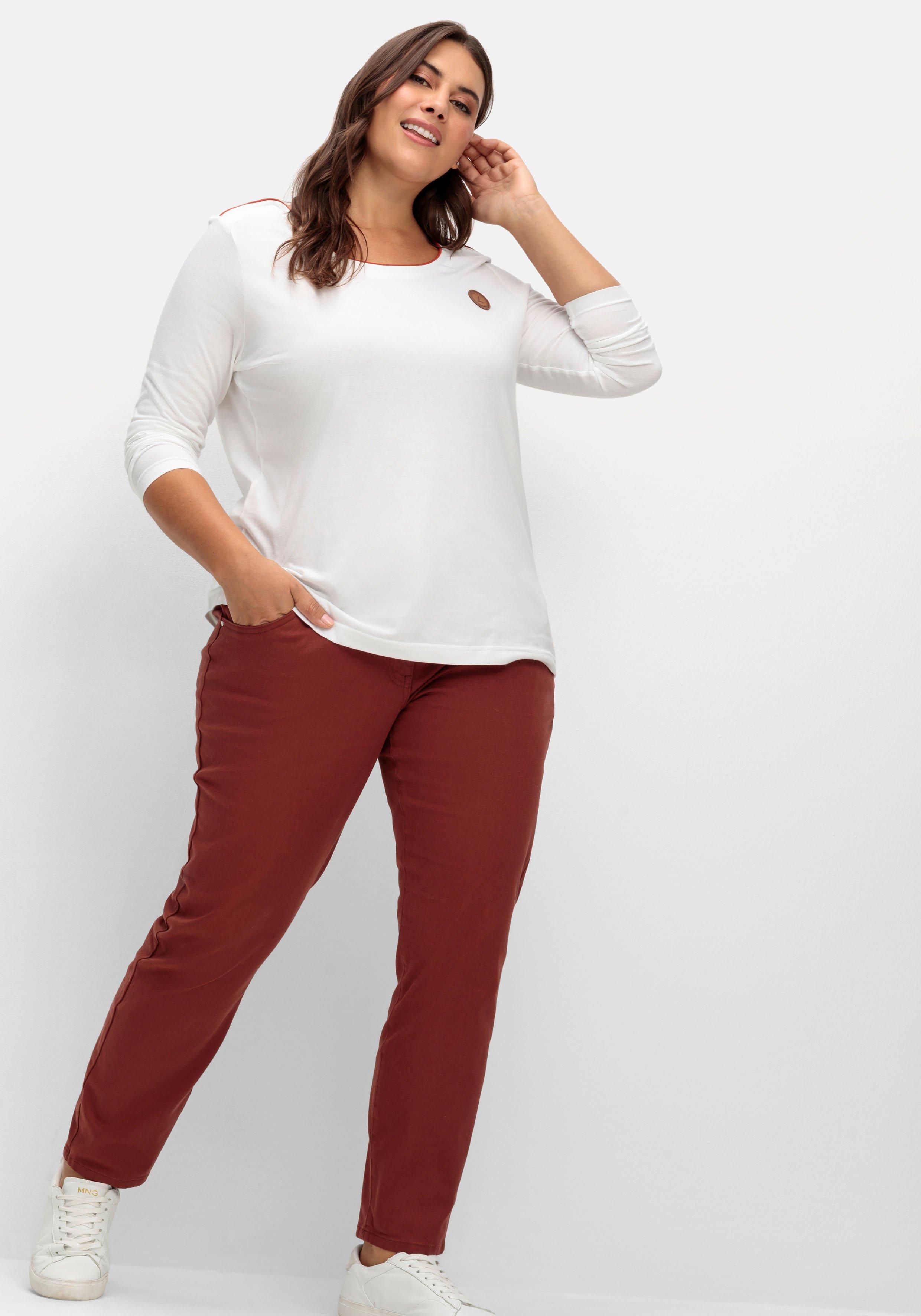 Schmale Jeans aus Baumwollstretch