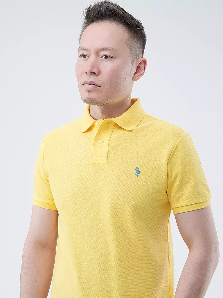 POLO RALPH LAUREN Poloshirt Custom Slim Fit gelb