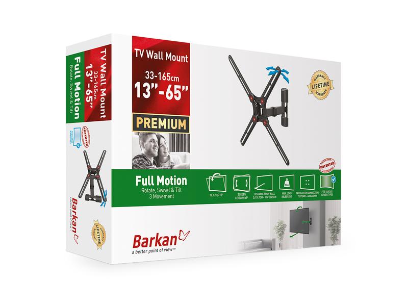 Barkan Wandhalterung BM331 Schwarz 13