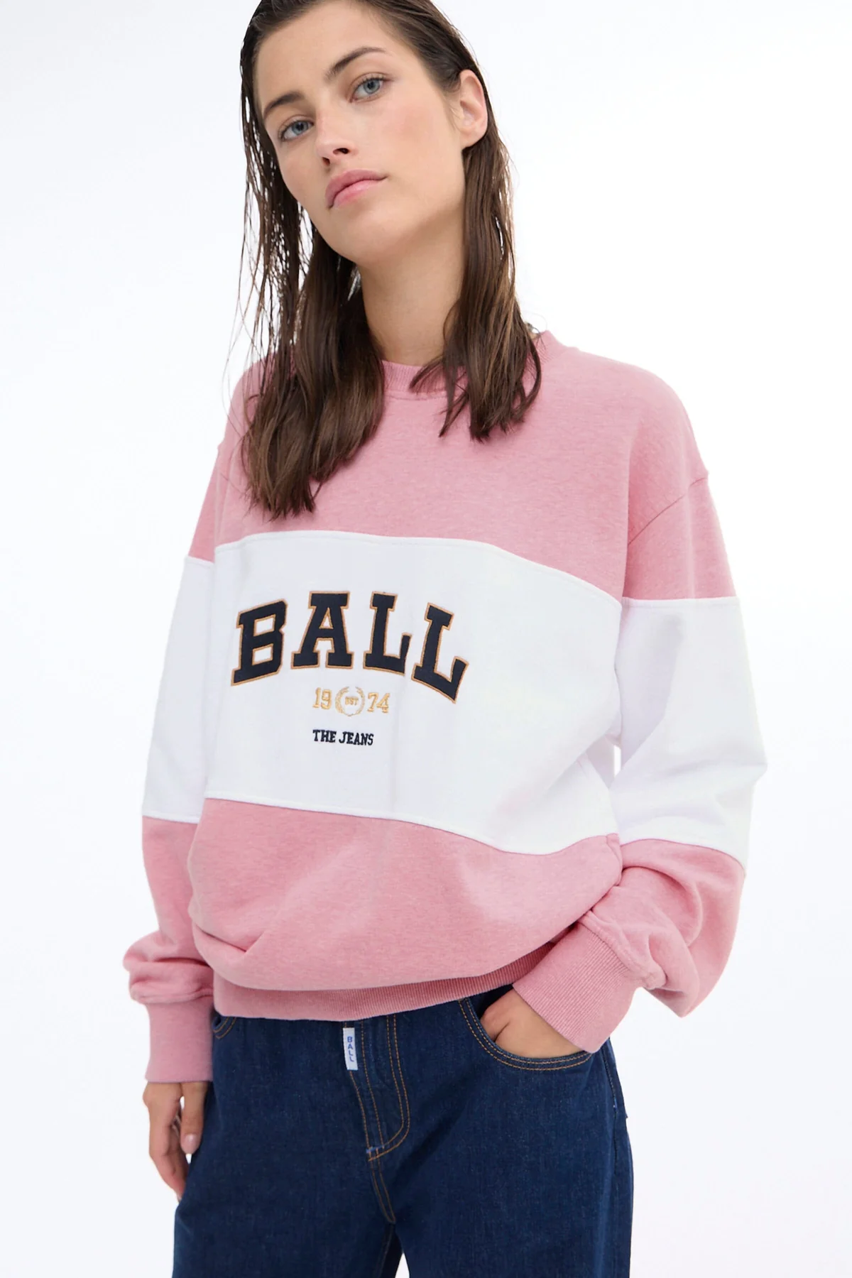 Ball Bamontana Sweatshirt 1621261 azalea pink melange