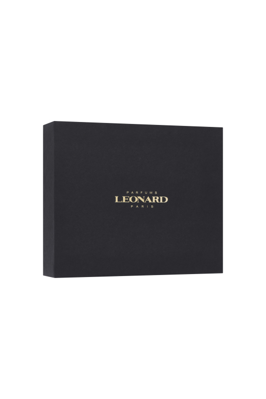 COFFRET PARFUM CUIR AMBRE