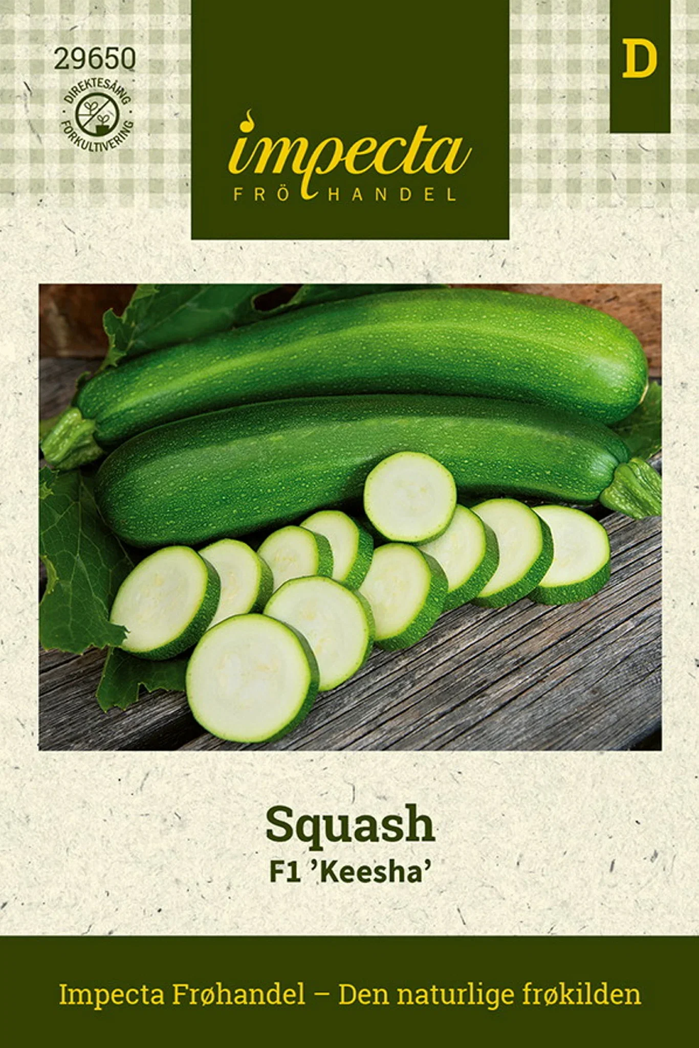 Cucurbita pepo F1 'Keesha' Squash F1 'Keesha'