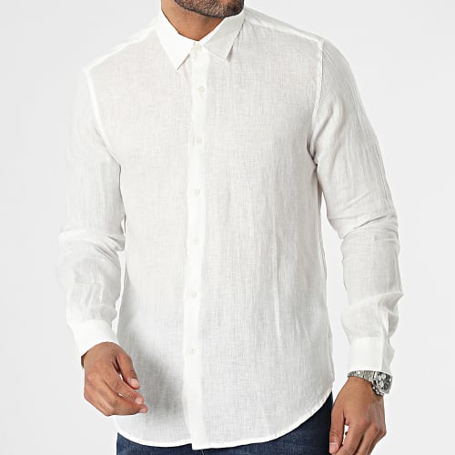 Chemise Manches Longues Blanc