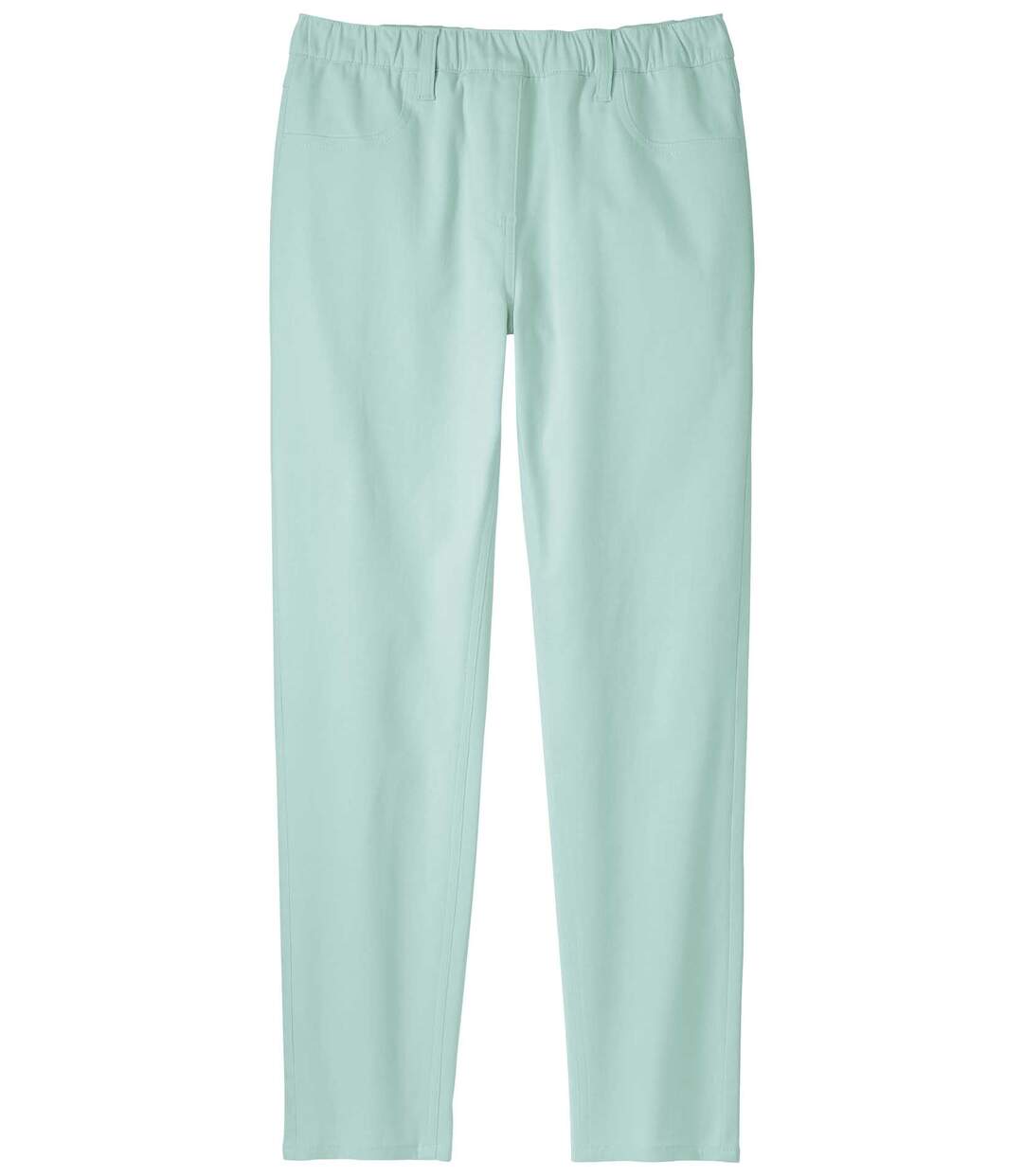 Pantalon Tregging Stretch Menthe