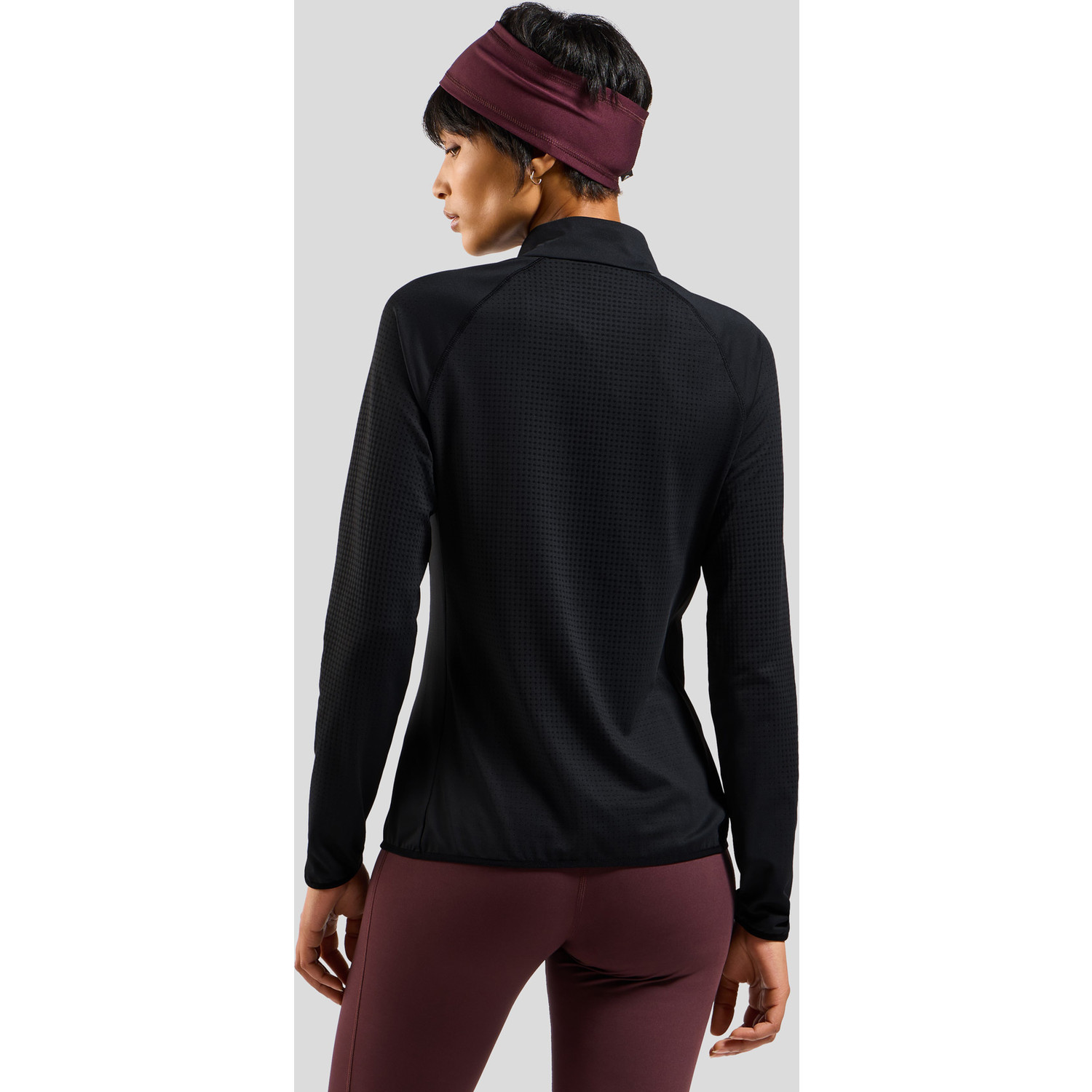 Odlo Zeroweight Warm Half-Zip Midlayer LS Dames