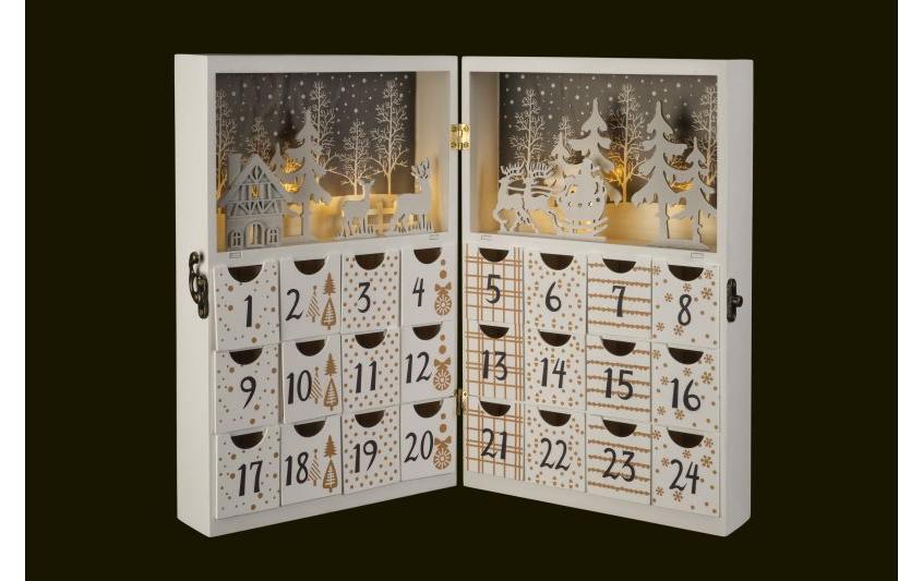 Adventskalender-Zahlen XMAS ReindeerLED Adventskalender