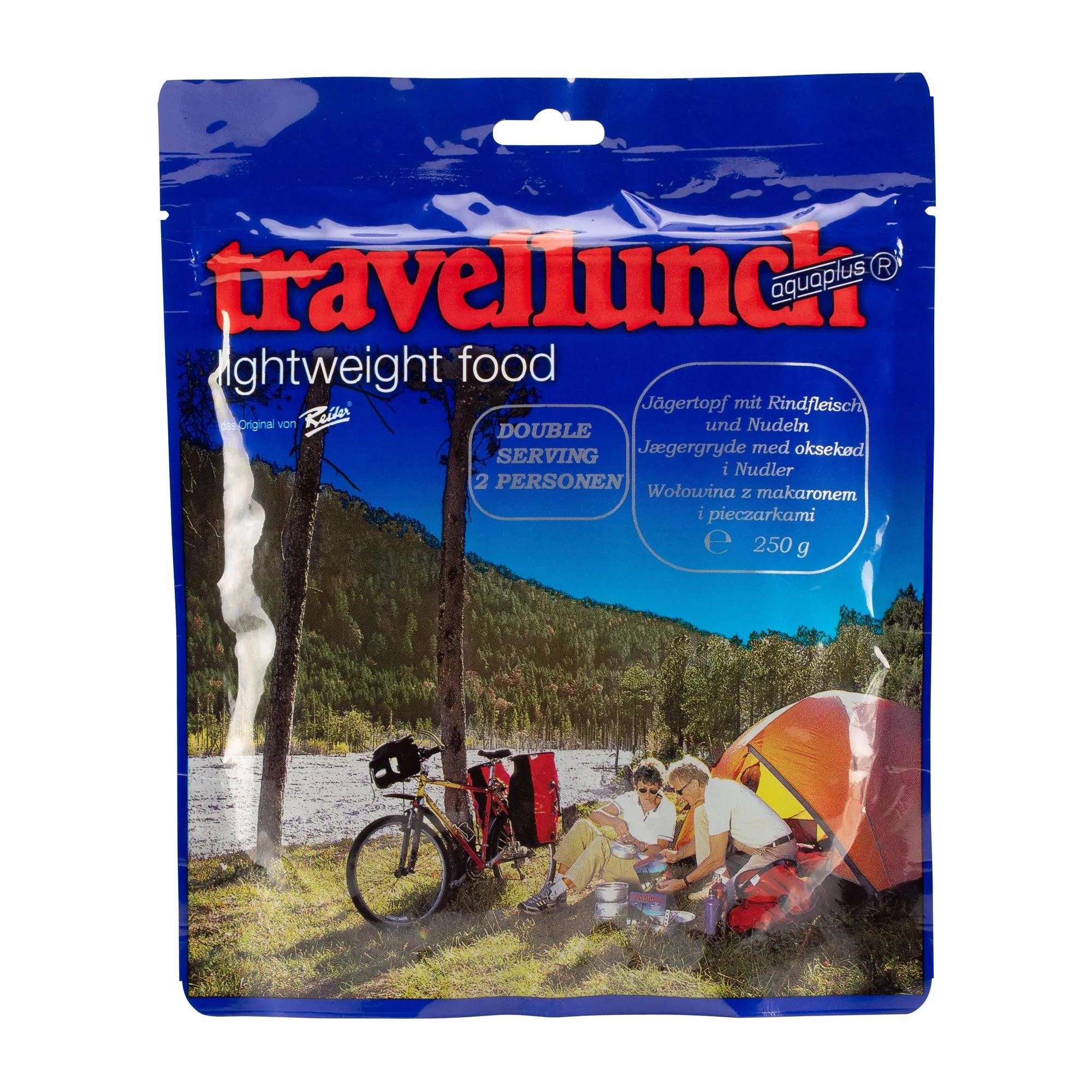 Travellunch -  Jägertopf mit Rindfleisch und Nudeln 2er Packung