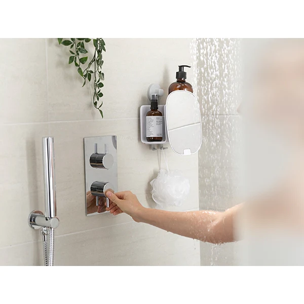 Étagère de douche compacte avec miroir Easystore Joseph Joseph