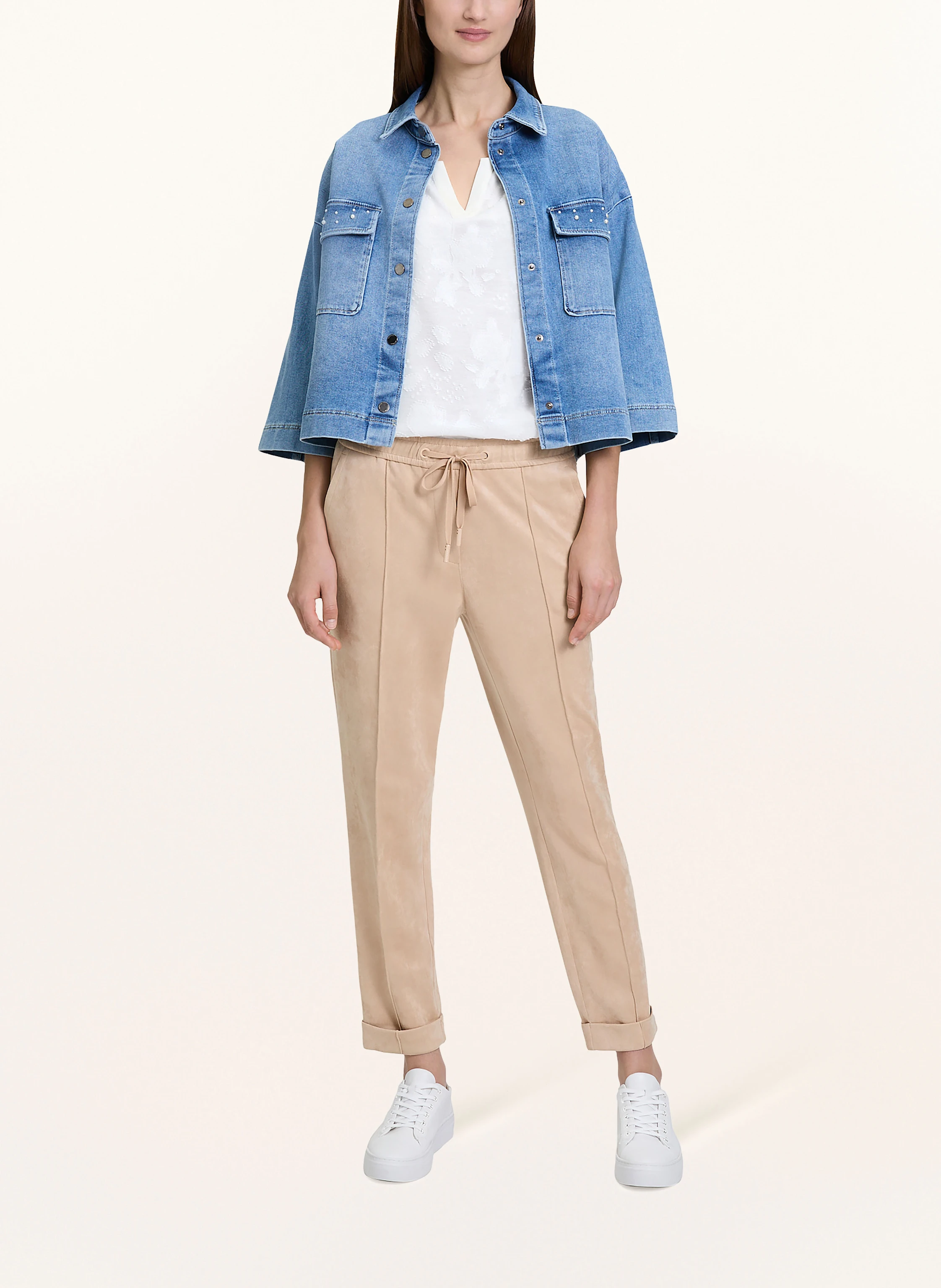BETTY&CO Jeansjacke mit 3/4-Arm