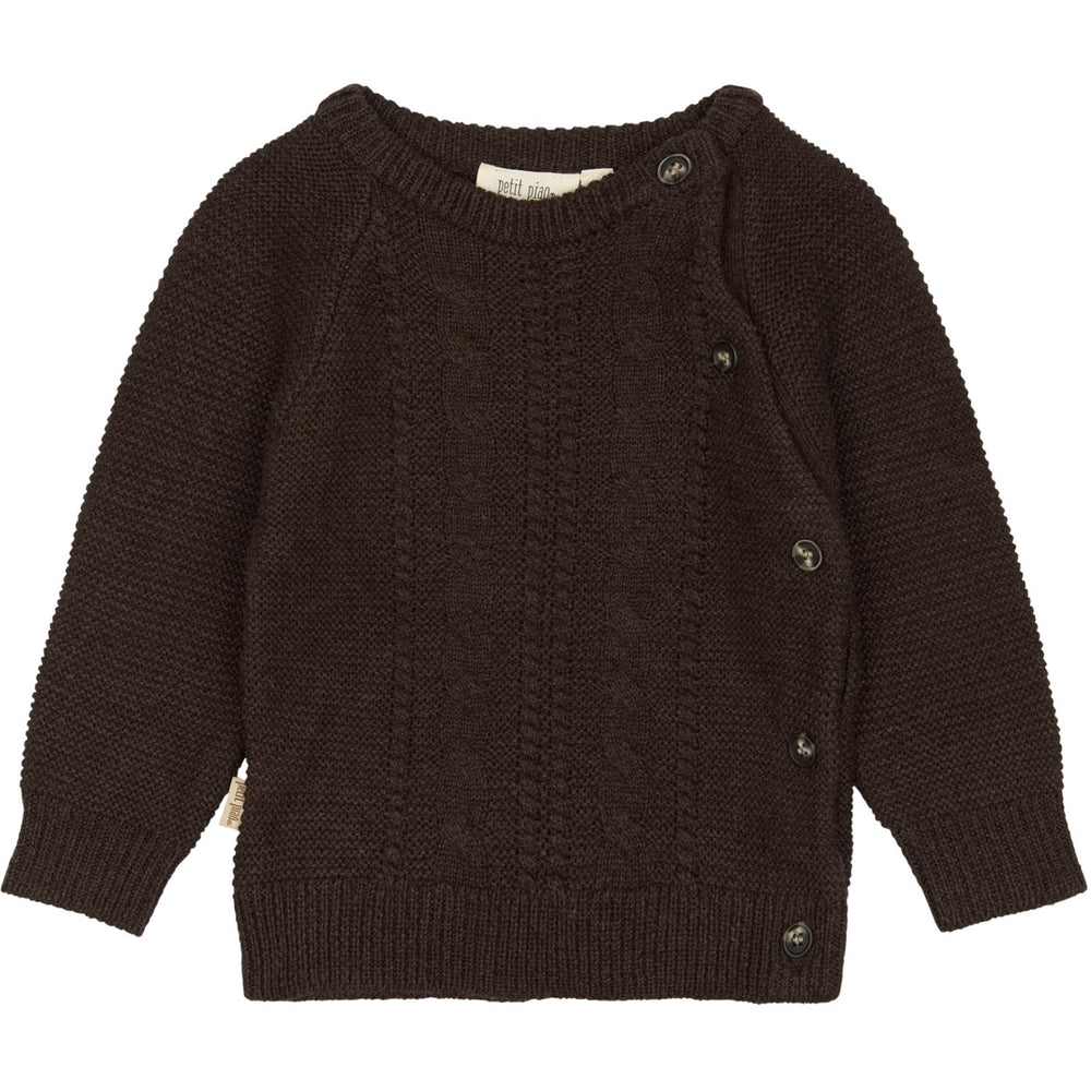 Køb Petit Piao Brown PpDaqo Strik Skjorte