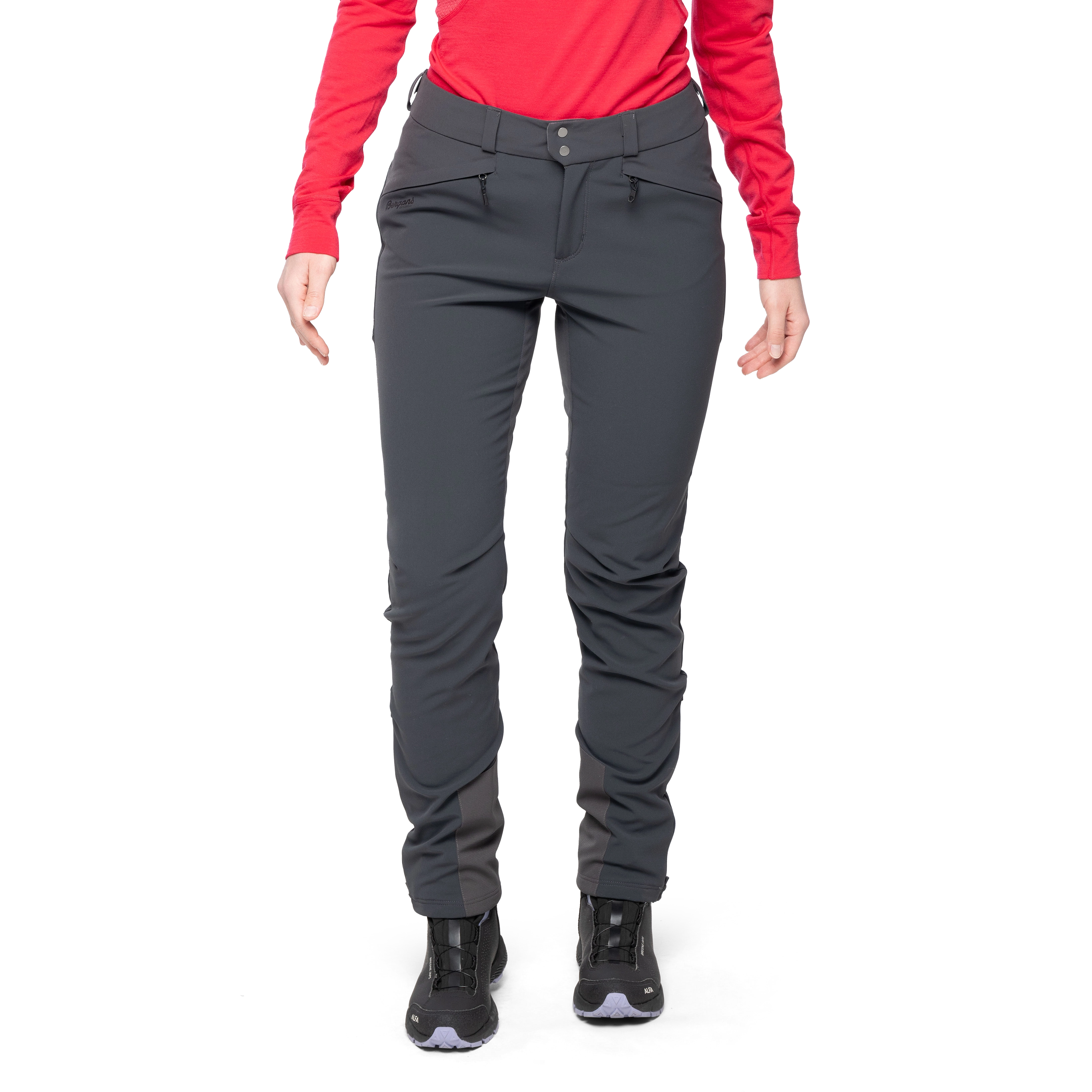 Istjern Warm Flex W Pant Solid Charcoal