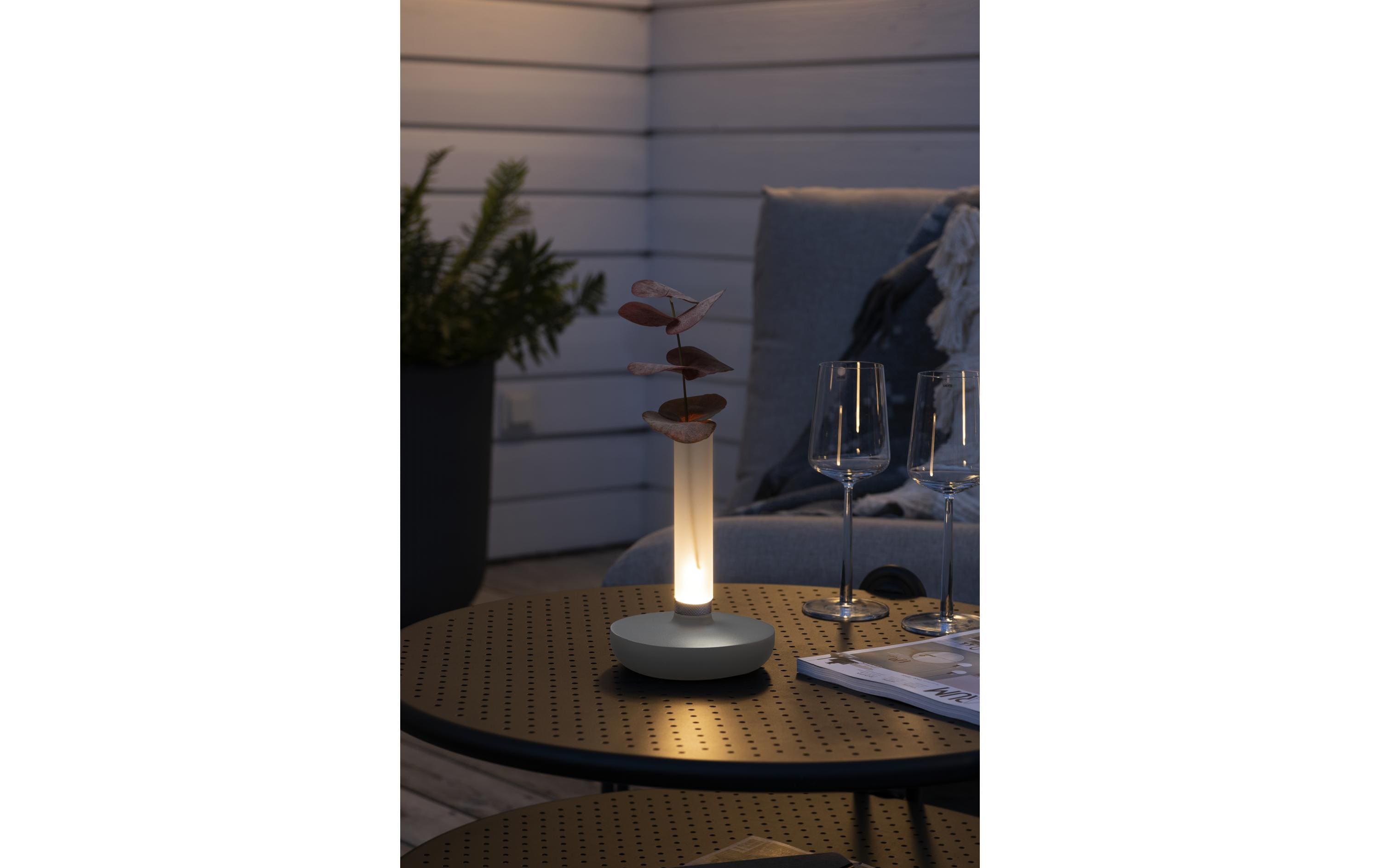 Akku-Tischleuchte USB Biarritz, 1800 / 3000 / 4000 K, Weiss<br>Outdoor-Leuchte