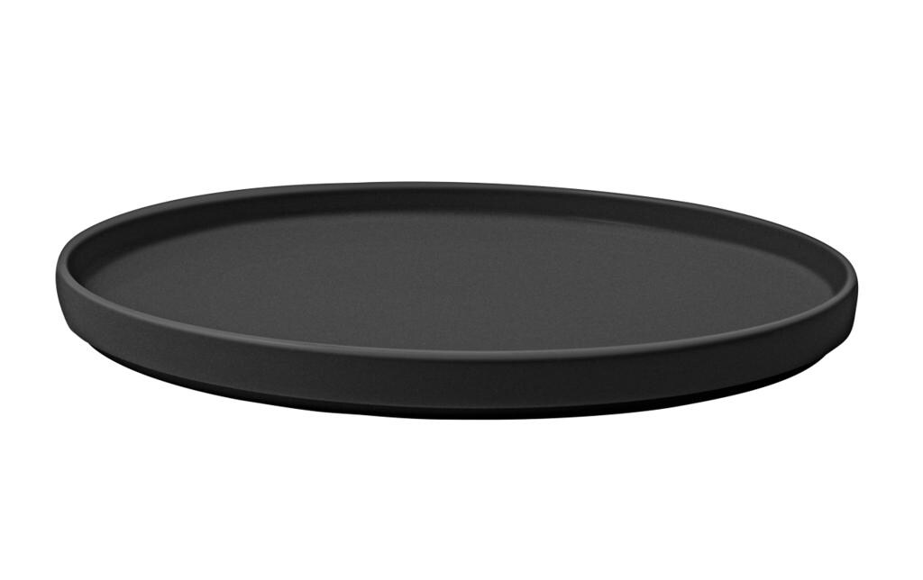 Speiseteller Iconic 6 Stück, Schwarz<br>Essteller Set