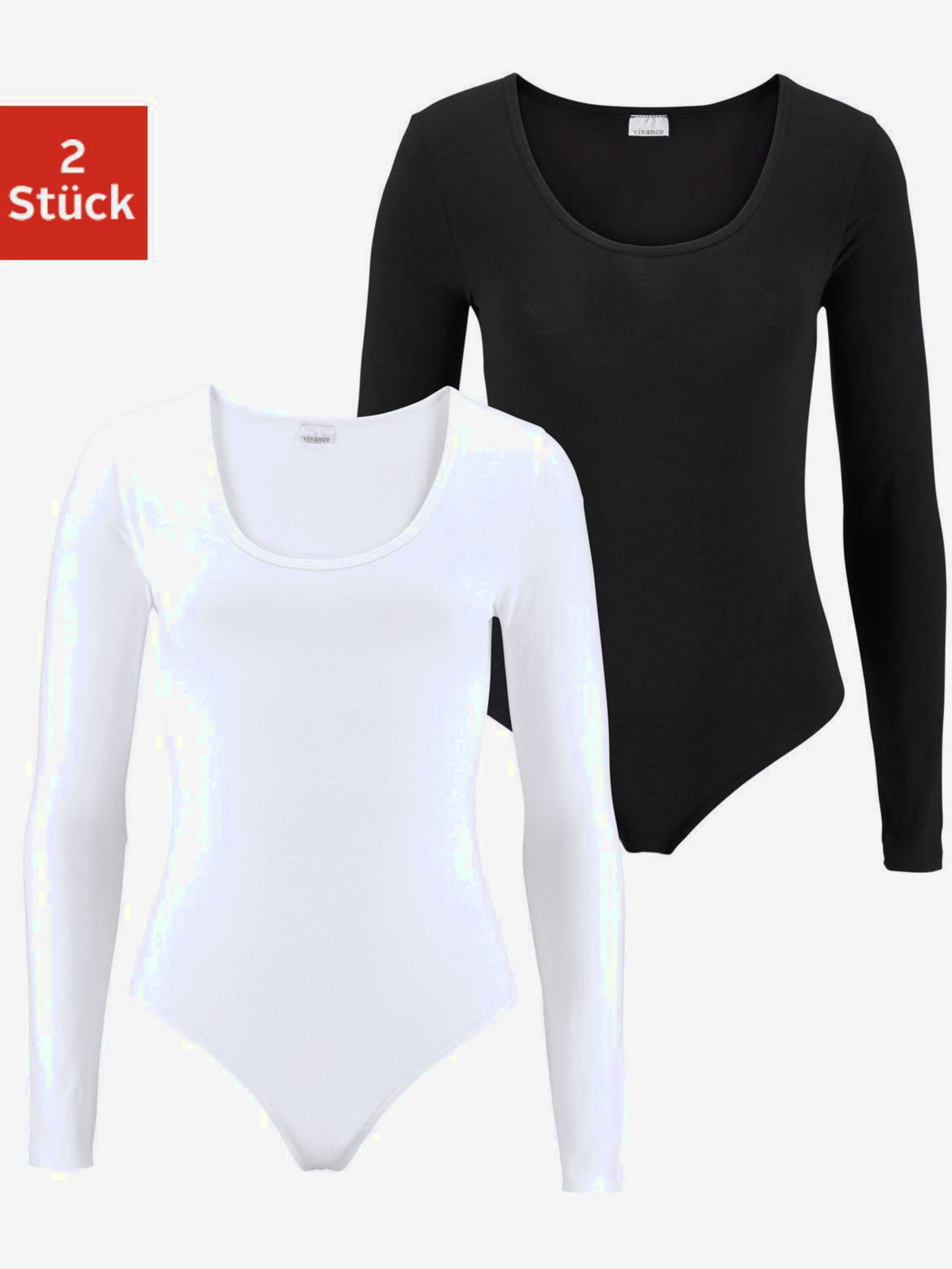Lot de 2 combinés manches longues vivance