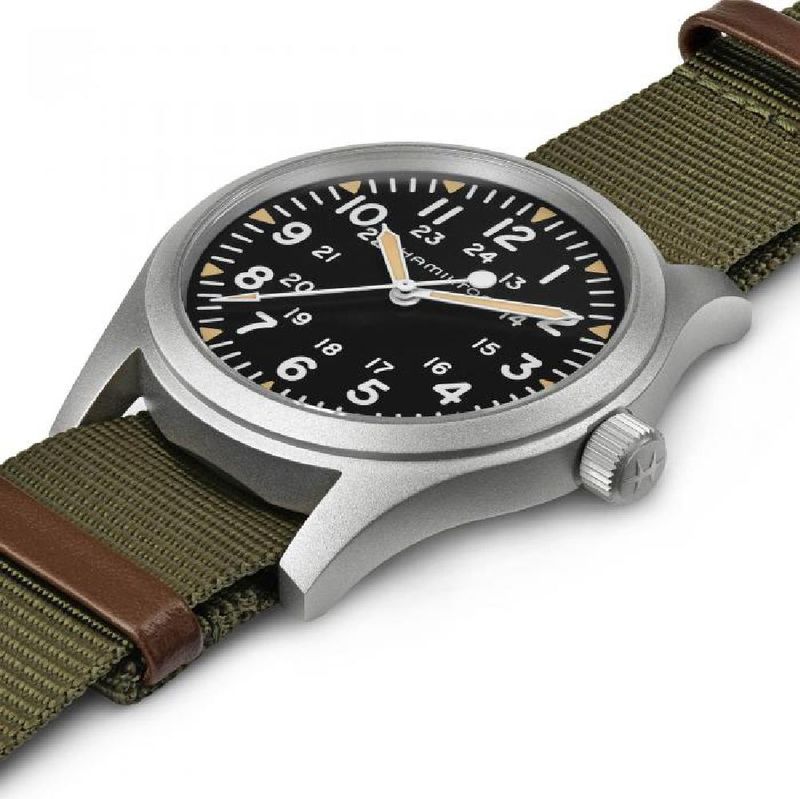 Hamilton - Khaki Field H69529933 - Mechanisch Horloge - Roestvrijstaal - 42 mm