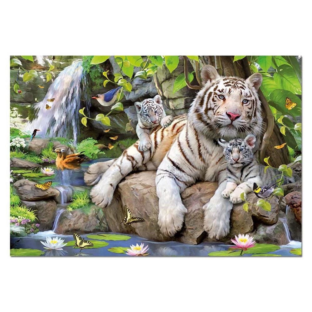 PUZZLE 1000 PIECES BLANC DU BENGALE