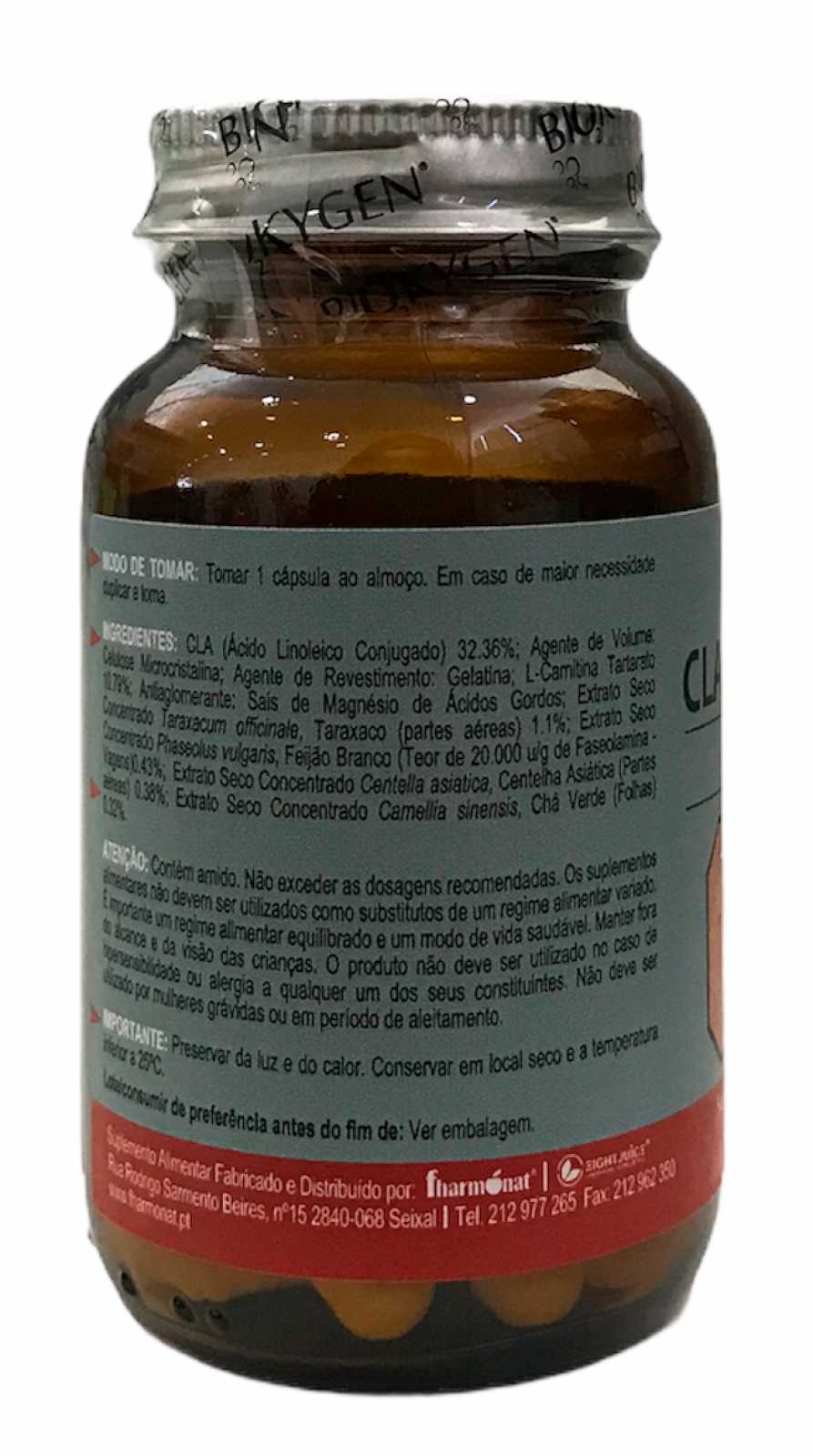 Fharmonat CLA Chá Verde + L-Carnitina 40 Cápsulas