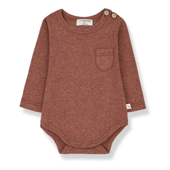 1+ in the family Body Côtelé Tono | Marron