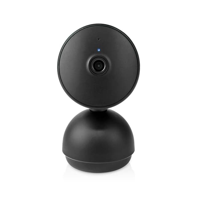 Nedis SmartLife Indendørs Kamera | Wi-Fi | Full HD 1080p | Pan tilt | Cloud Storage (mulighed) / microSD (ikke inkluderet) / Onvif | Med bevægelsessensor | Nattesyn | Sort