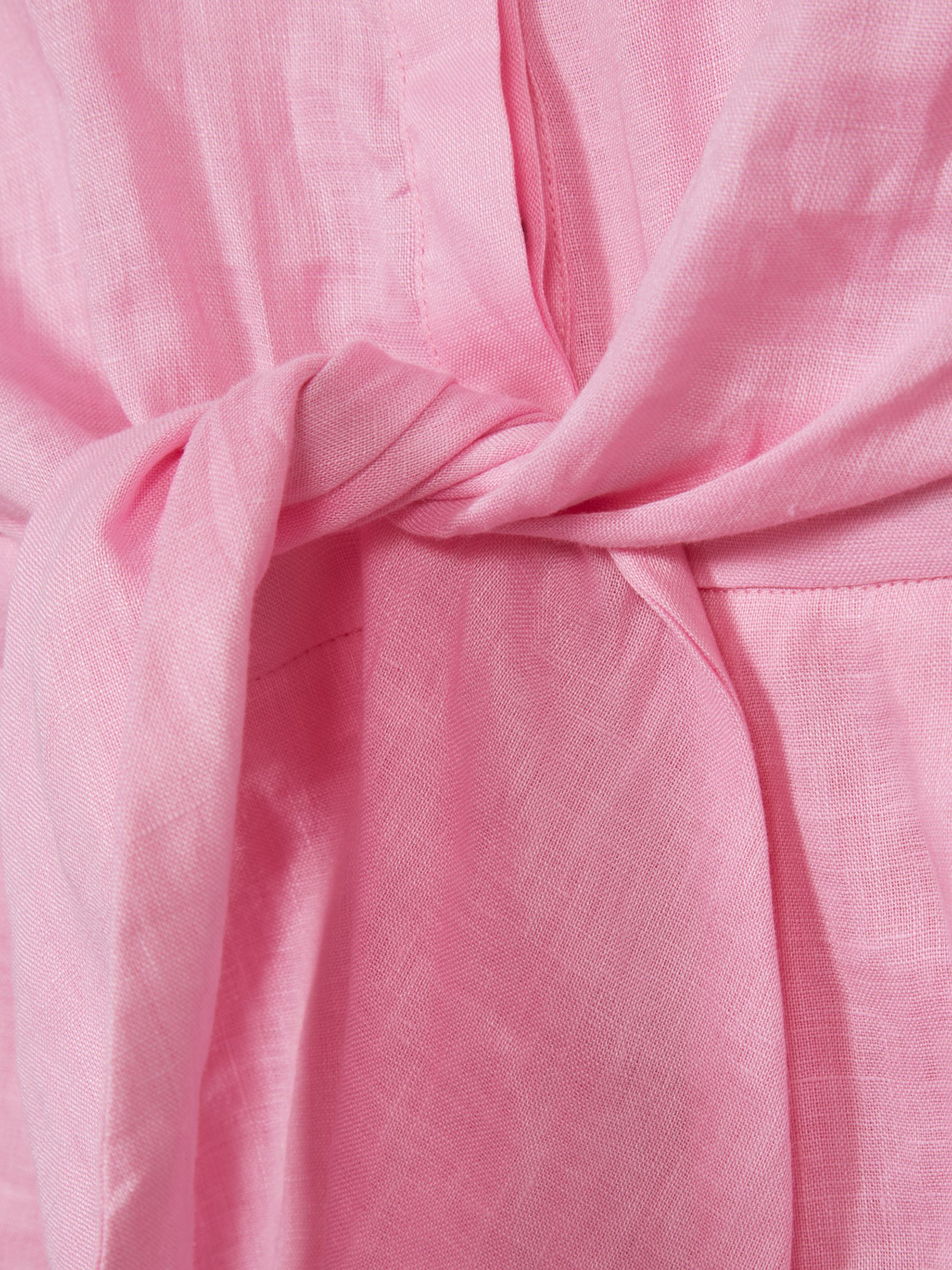 Roze - Reiss Ema Jr linnen playsuit