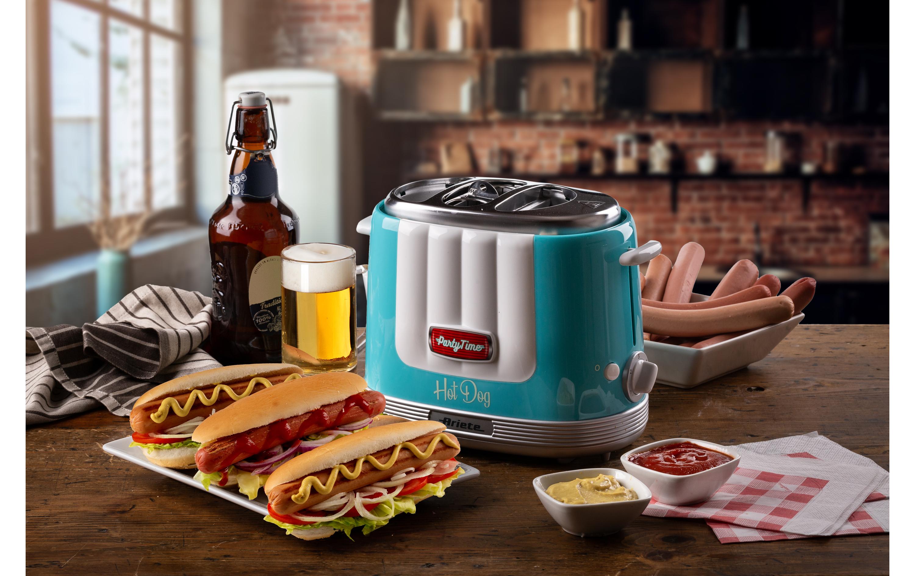 Hot Dog Maschine Party Time ARI-206-BL BlauHot Dog-Gerät