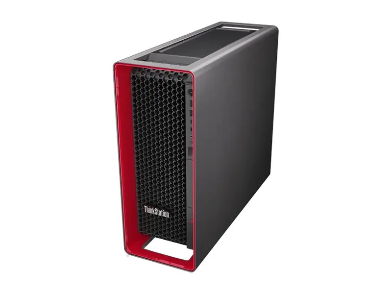 Lenovo ThinkStation P8 30HH - Tower 1 x Ryzen ThreadRipper PRO 7945WX / op til 5.3 GHz - AMD PRO - RAM 64 GB - SSD 1 TB - TCG Opal Encryption, NVMe, Performance - Gigabit Ethernet, 10 Gigabit Ethernet, 2.5 Gigabit Ethernet - Win 11 Pro - skærm: ingen